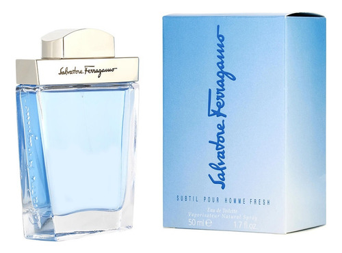 Perfume Salvatore Ferragamo Subtil Pour Homme Fresh For Men Edt 50ml - Original - Novo