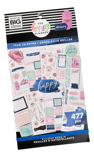 Set 2 Book Sticker Happy Planner Year To Shine+getaway Vibes