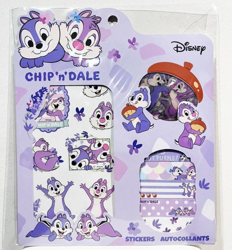 Disney Chip Y Dale Stickers Importados Japon Kawaii