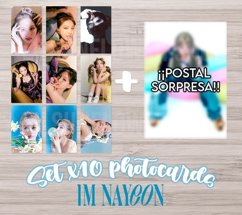 Twice - Set 9 Photocards + Sorpresa Pop Im Nayeon Fanmade