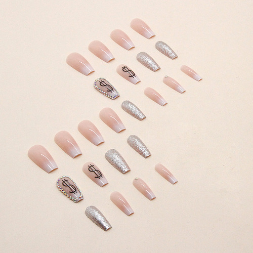 Uñas Postizas Pegamento De Uñas Postizas Decoradas Color Z608