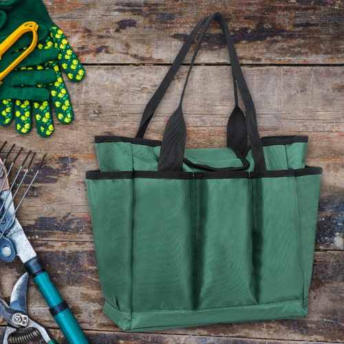 Sacola De Jardinagem Tote De Organizador De Verde A