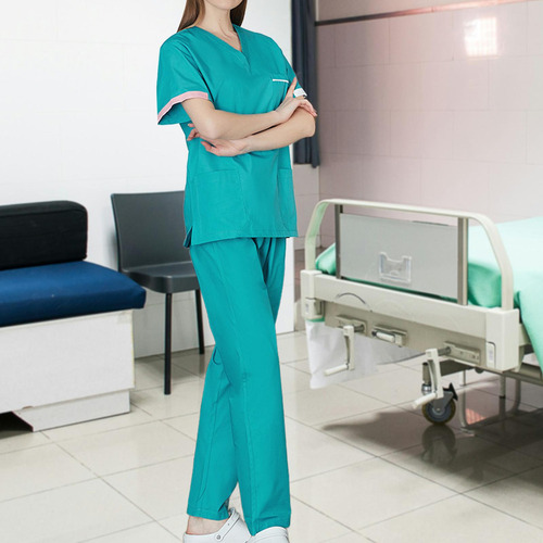 . Conjunto De Uniforme De Enfermería, Top De Enfermera De