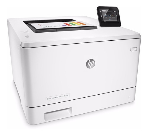 Impresora Laser Color Hp M452dw Wifi Duplex Red M452 Color Blanco