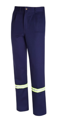 Pantalón De Trabajo Ombu Con Reflectivos Cocido