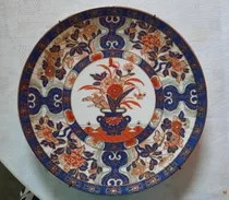 Comprar Plato Porcelana Tsuji Oro 24 K Con Soporte Decorativo 