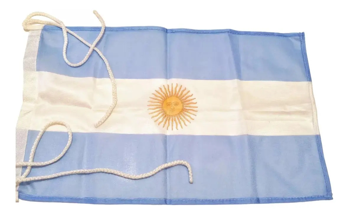 Bandera Argentina náutica Flojumar con sol 35 x 60 cm