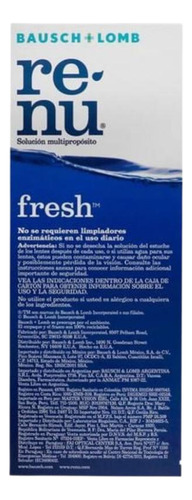 Renu Plus Solución Multipropósito Caja Con Frasco Con 355 Ml