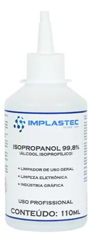 Álcool Isopropilico 99,8% Limpeza Placa E Eletrônico 110ml