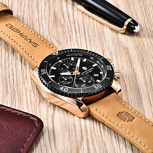 Relojes Para Hombre 100m Cronógrafo A Prueba De Agua Reloj
