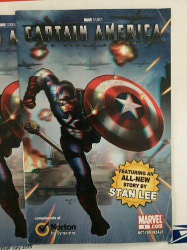 Marvel Avengers Vengadores Capitan America Mini Comic 3d Ing