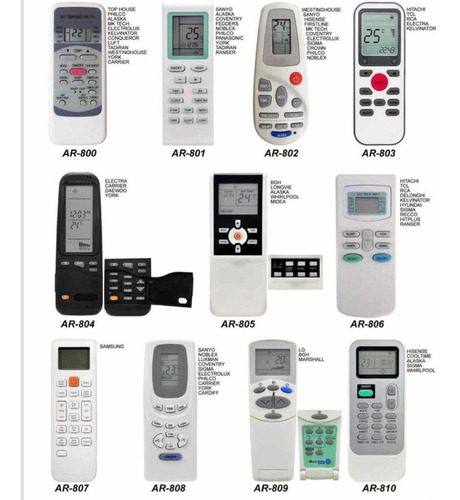 Control Remoto Aire Acondicionado Para Rg 52 Surrey Midea