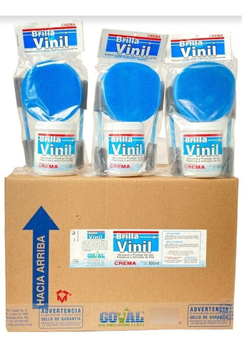 Caja 24 Piezas Brillavinil Crema Tipo Almorol Super Brillo