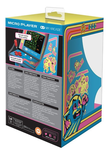 Consola My Arcade Ms. Pac-man Micro Player