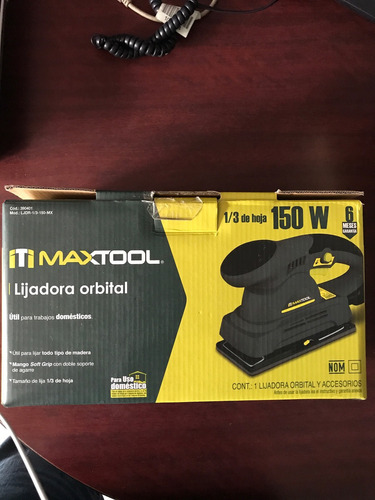 Lijadora Orbital Marca Maxtool 150w Y 6 Meses De Garantia