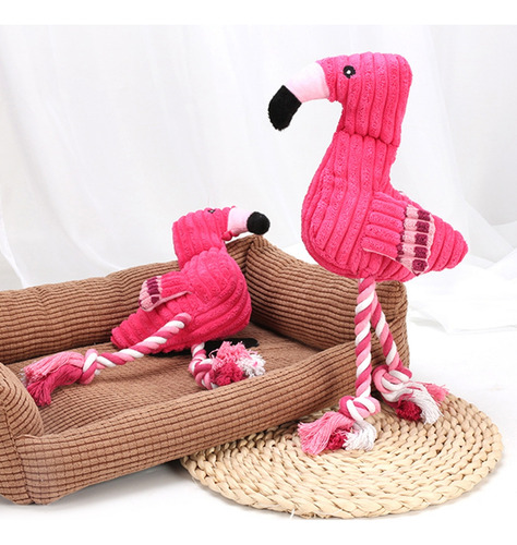 Juguete Masticable De Peluche Con Forma De Flamenco Para Mor