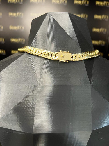 Corrente Cordão Elos Duplos 50 Gramas 10mm 65cm Ouro 18k Cor Amarelo
