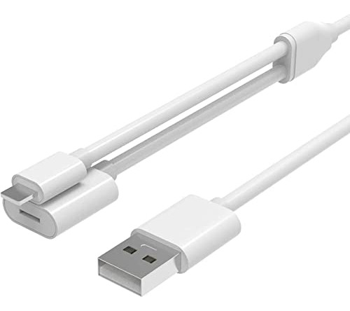 Cable 2 En-1 Para Adaptador De Carga De Lápiz De Apple Compa