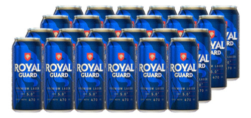 Pack 24 Cervezas Royal Guard Lata 470 Ml