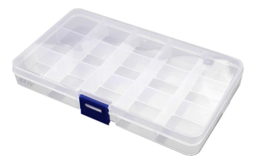 Caja De Almacenamiento Plastico Con Divisiones Ajustables