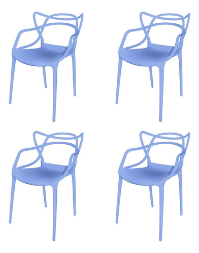Conjunto Com 4 Cadeiras Para Sala De Estar Berrini Gjwt