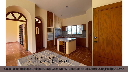 Casa En Venta Calle Paseo De Los Laureles No. 268, Casa No. 47, Bosques De Las Lomas, Cuajimalpa, Cdmx. Vg5-di