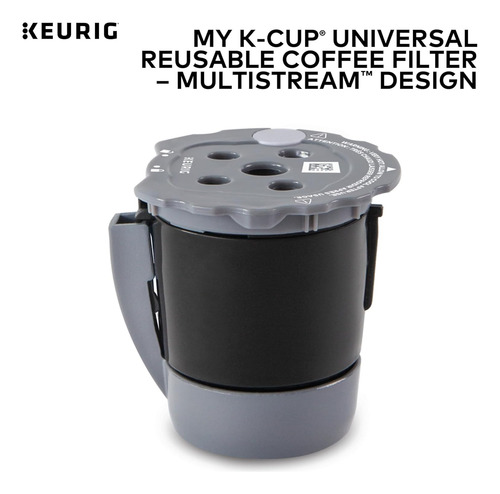 Filtro K-cup Reutilizable Multistream Gris