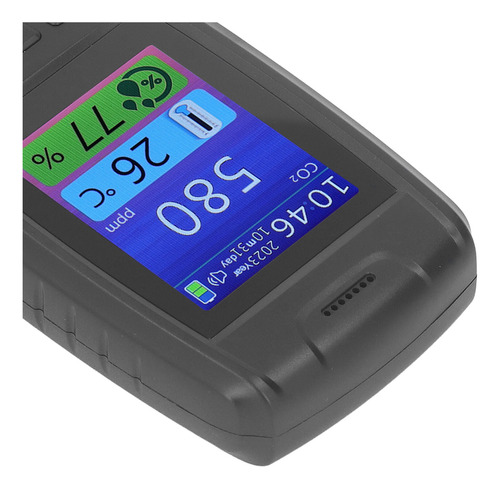 Medidor De Co2 Detector De Dióxido De Carbono 3 Em 1 Qualida
