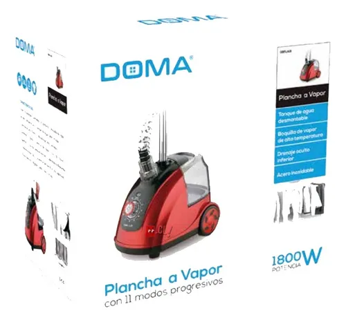 Plancha A Vapor Vertical De 1800w Con Ruedas - Ps