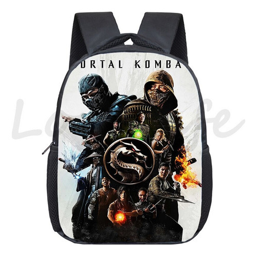 Mortal Kombat Children's Sc Mochila De 12 Pulgadas