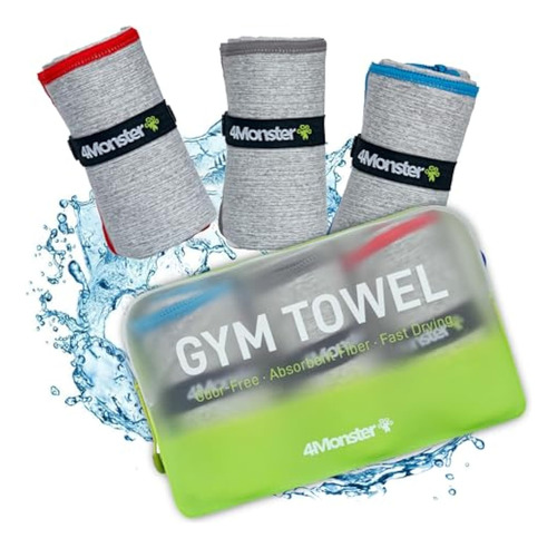 Mod-190 4monster Microfiber Gym Towel & Wet Towel Bag Travel