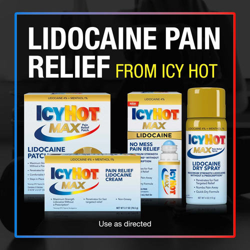 Crema AnaLGésica Icy Hot Lidocaine Plus Menthol