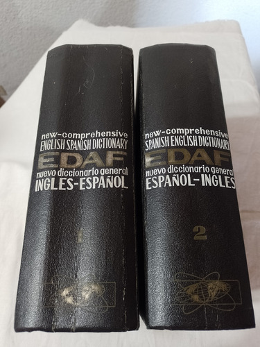 2 Tomos Diccionario (inglés Castellano --castellano Ingles)