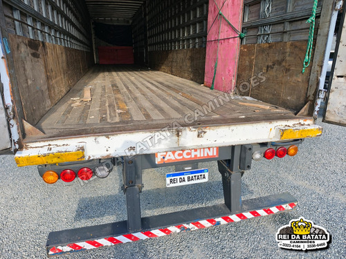Carreta Semi Reboque Baú Facchini 3 Eixos C/ Pneus 28 Pallet