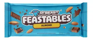 Chocolate Mr Beast Feastables Almond 2.1 Oz Importado