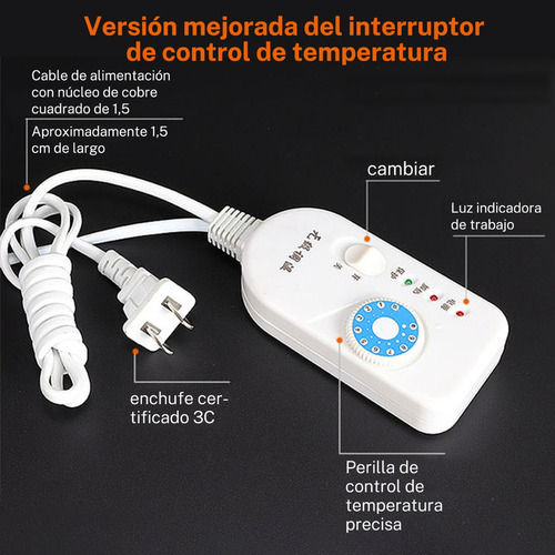 Tijera Cortadora De Tela Con Calefacción Eléctrica Ajustable