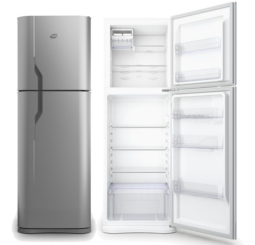 Imagen 1 de 10 de Heladera Con Freezer 374 Lts Gafa Hgf387af Gris Plata Outlet