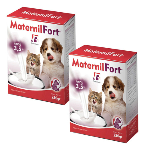 Leche Cachorritos Gatitos Perritos Maternil Fort 250 Gr