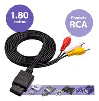 Comprar Cabo Av De Áudio E Vídeo Rca Compatível Com Console Game Super Nintendo Famicom 64 Game Cube