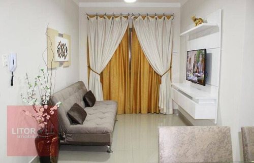 Imagem 1 de 17 de Apartamento Com 1 Dormitório À Venda, 55 M² Por R$ 220.000 - Aviação - Praia Grande/sp - Ap0297