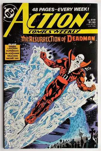 Action Comics 619 Dc 1988 Superman Green Lantern Deadman 