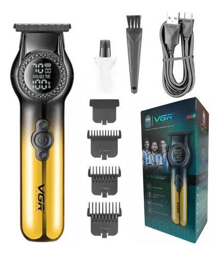 VGR cortadora de pelo V-990 negra 220V