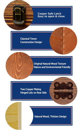 Cajas De Madera Bighala A Mano Decorativa De Madera De De De