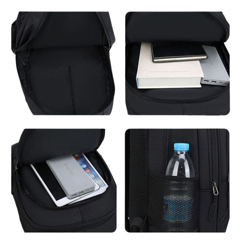 Mochila Urbana Grande Impermeable Reforzada Laptop Bolsillos