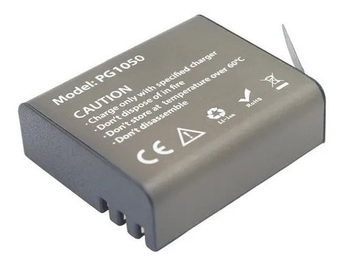 Mica Para Camara Deportiva Accion Con 2 Bateriaa De 1050 Mh