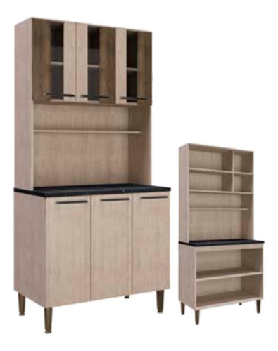 Armario Mueble De Cocina Kit Multiuso Aparador Ebz