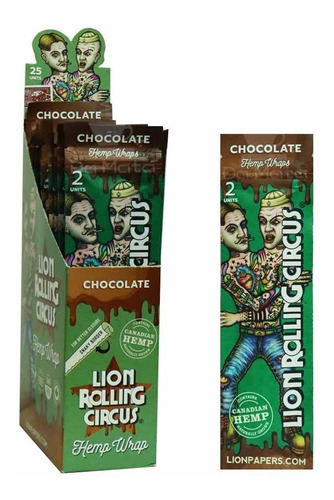 Caixa De Blunt Lion Rolling Circus Chocolate