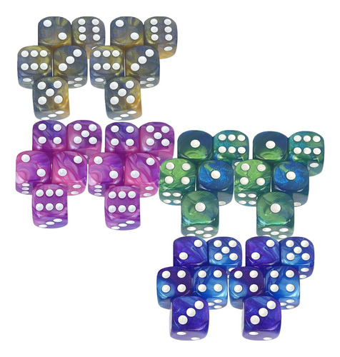 Juego De Dados D6 De 10 Piezas Dados Poliédricos Para