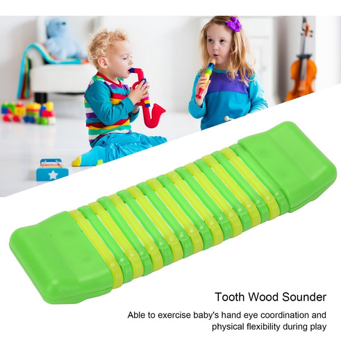 Imagen 8 de 10 de Castañuelas Clapper Toy Diente Madera Tipo Sonda Percusión