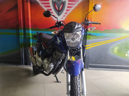 Imagem 7 de 7 de Honda Cg 160 Fan 2022 Azul Zero Km A Pronta Entrega